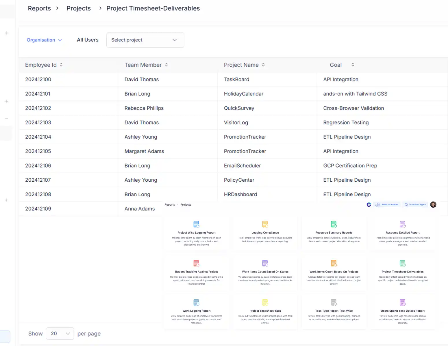 project based reports image 